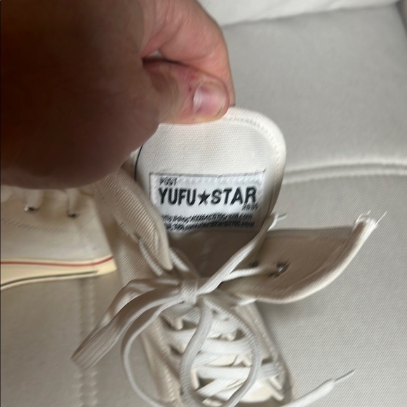 Max Star YuFu Star Woman’s White Wedge High-Top Size 6 EU 39 - Picture 6 of 10